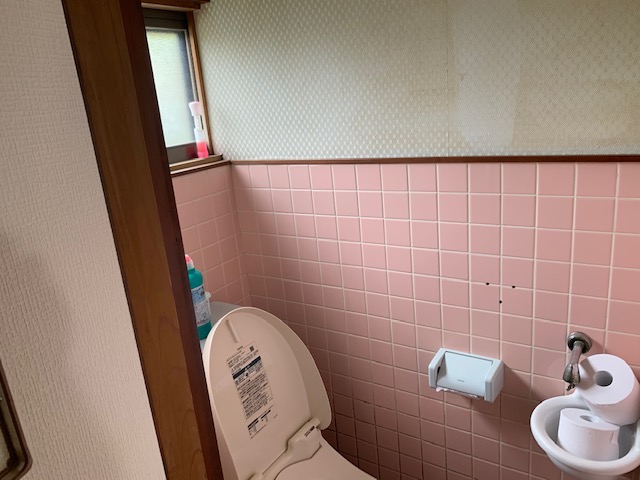 宮崎市K様邸リフォーム前のトイレ